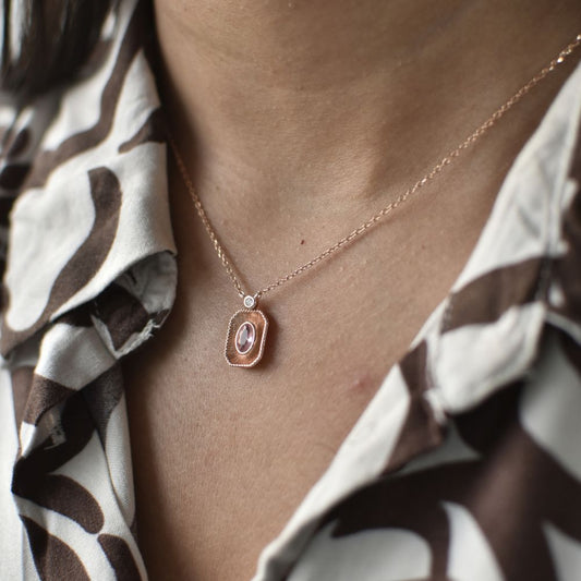 Sunlit Aura Pendant Necklace