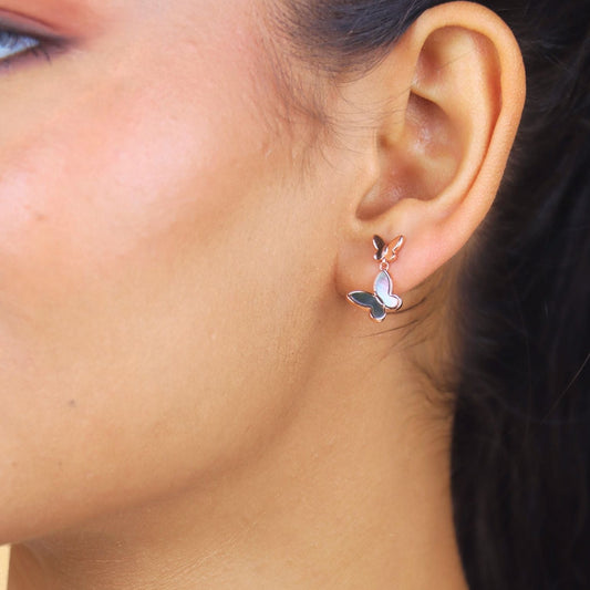 The FlutterDusk Earrings - 925 Silver