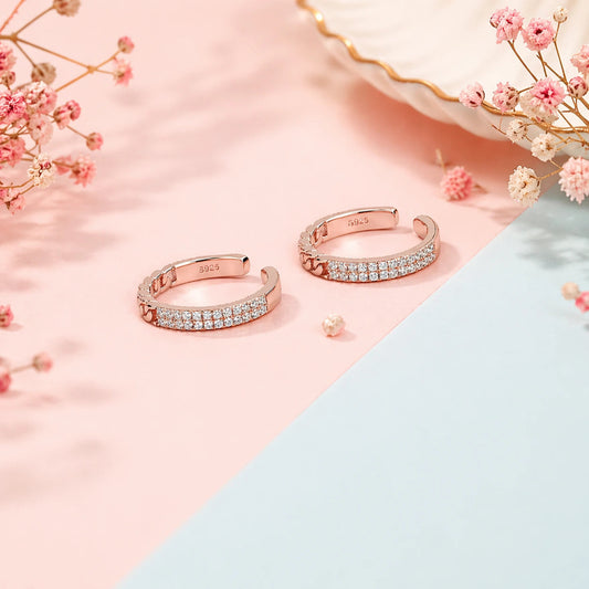Velvet Aura silver 92.5 toe ring