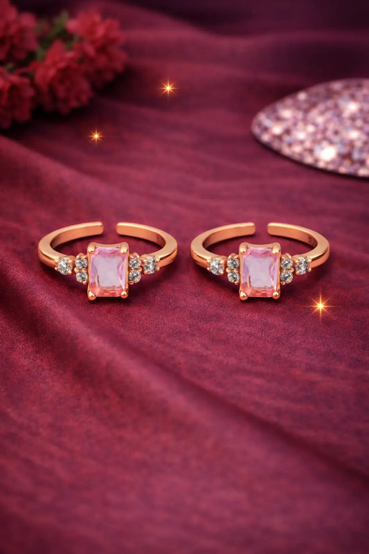 Aura Bloom 925 Silver Adjustable Toe Ring