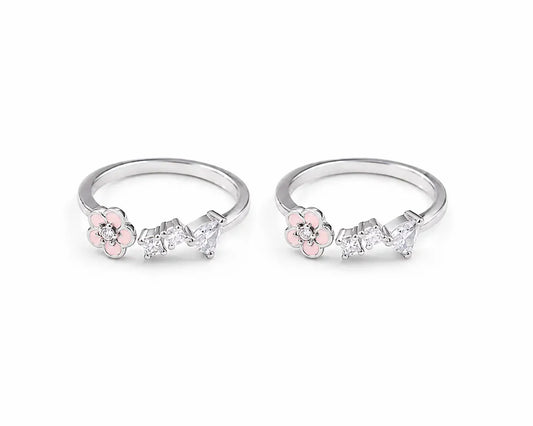 Blossom Veil Toe Ring