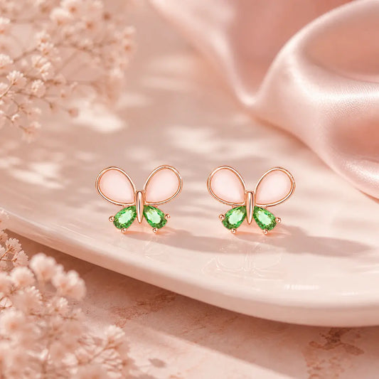 Flutter Gleam Earrings - 925 Silver