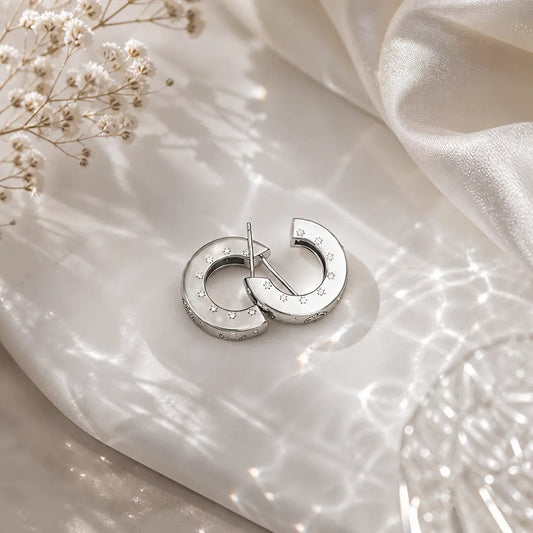 Halo Hoops - 925 silver
