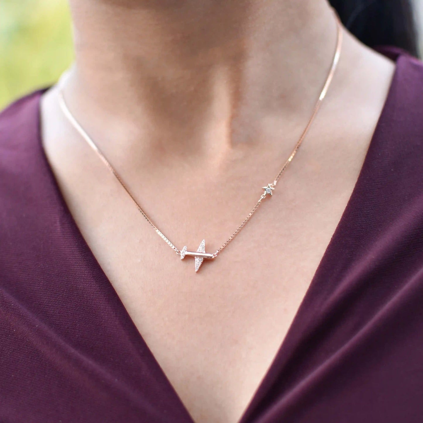 Cloud Chaser Chain Necklace - 925 Silver