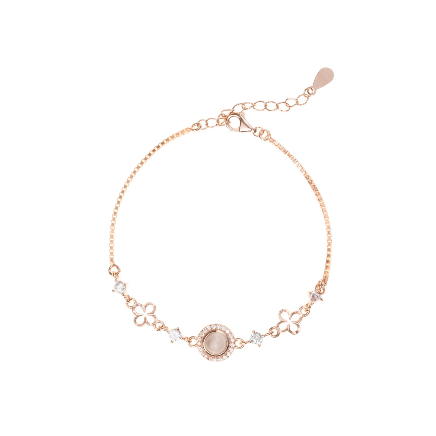 Blush Bloom Bracelet - 925 Silver
