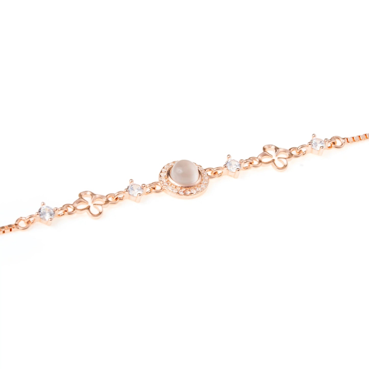 Blush Bloom Bracelet - 925 Silver