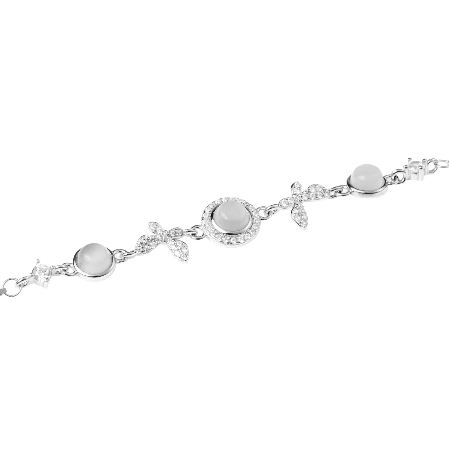 Moonlit Grace Bracelet - 925 Silver
