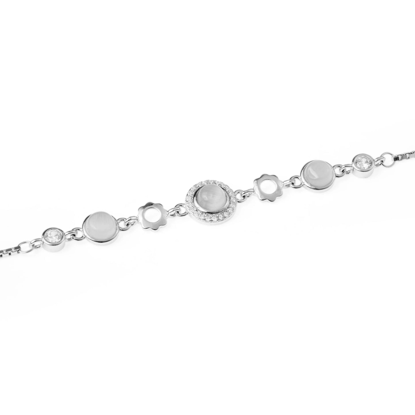 Luna Glow Silver Bracelet,