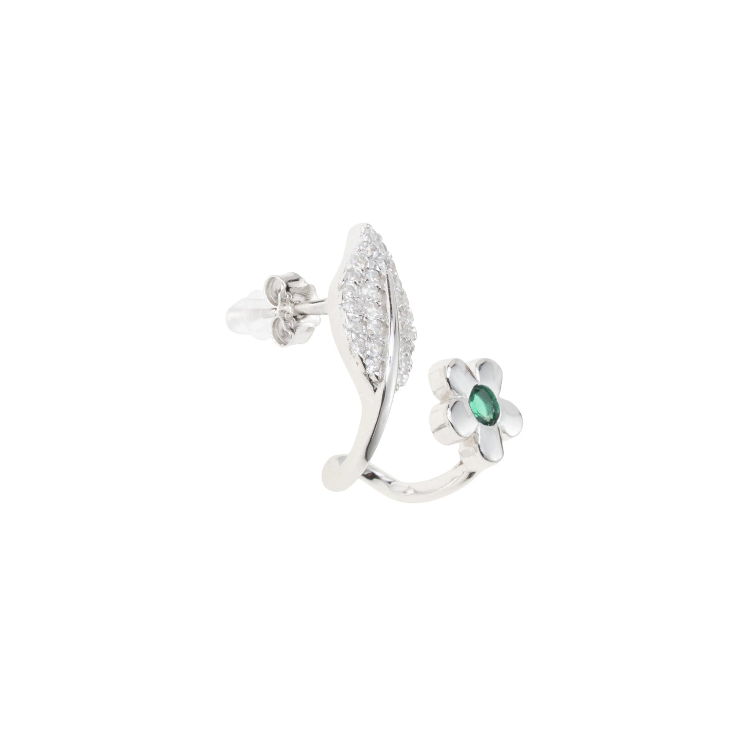 Verdant Whisper Earrings - 925 Silver