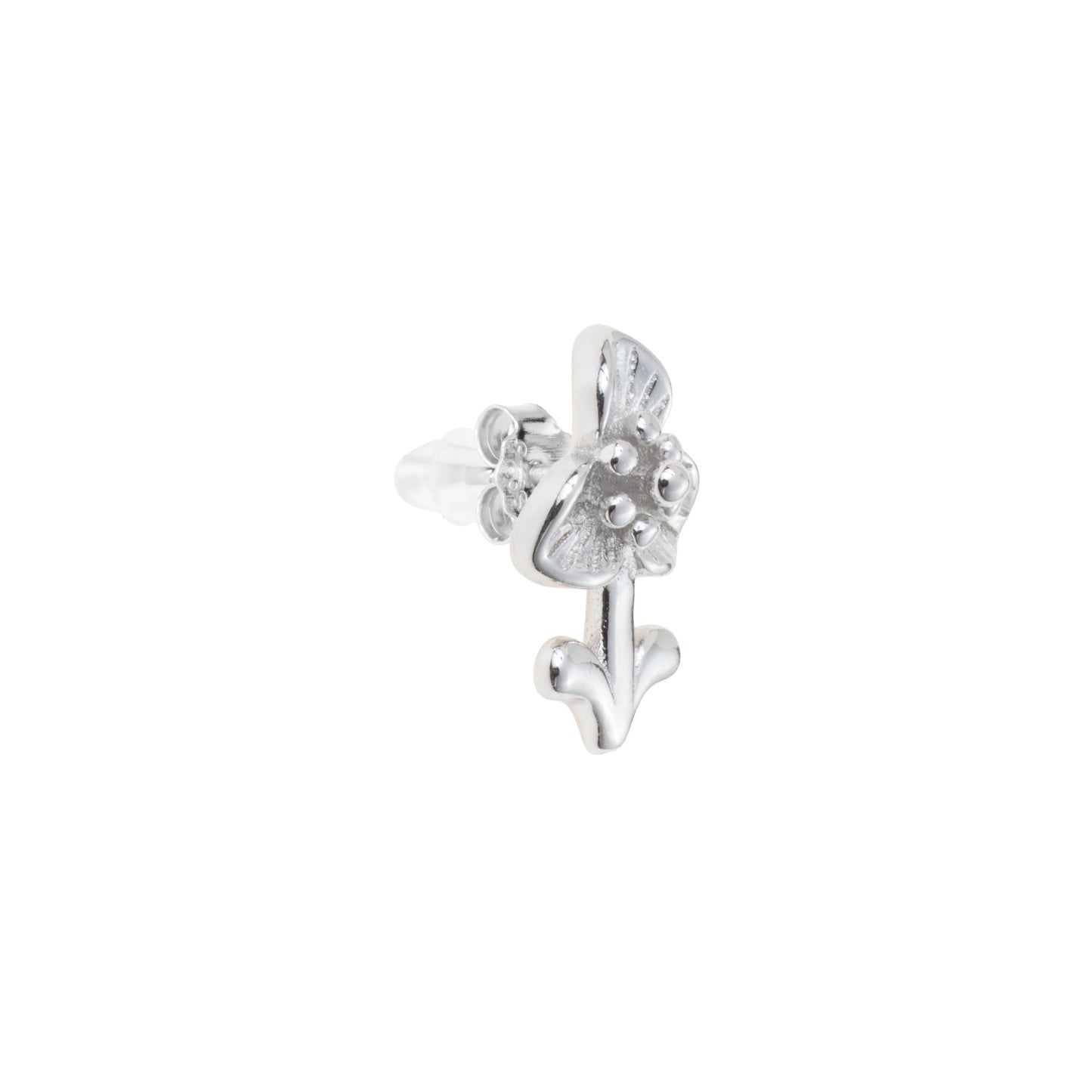 The Blossom Charm Sterling Silver Earrings - 925 Silver