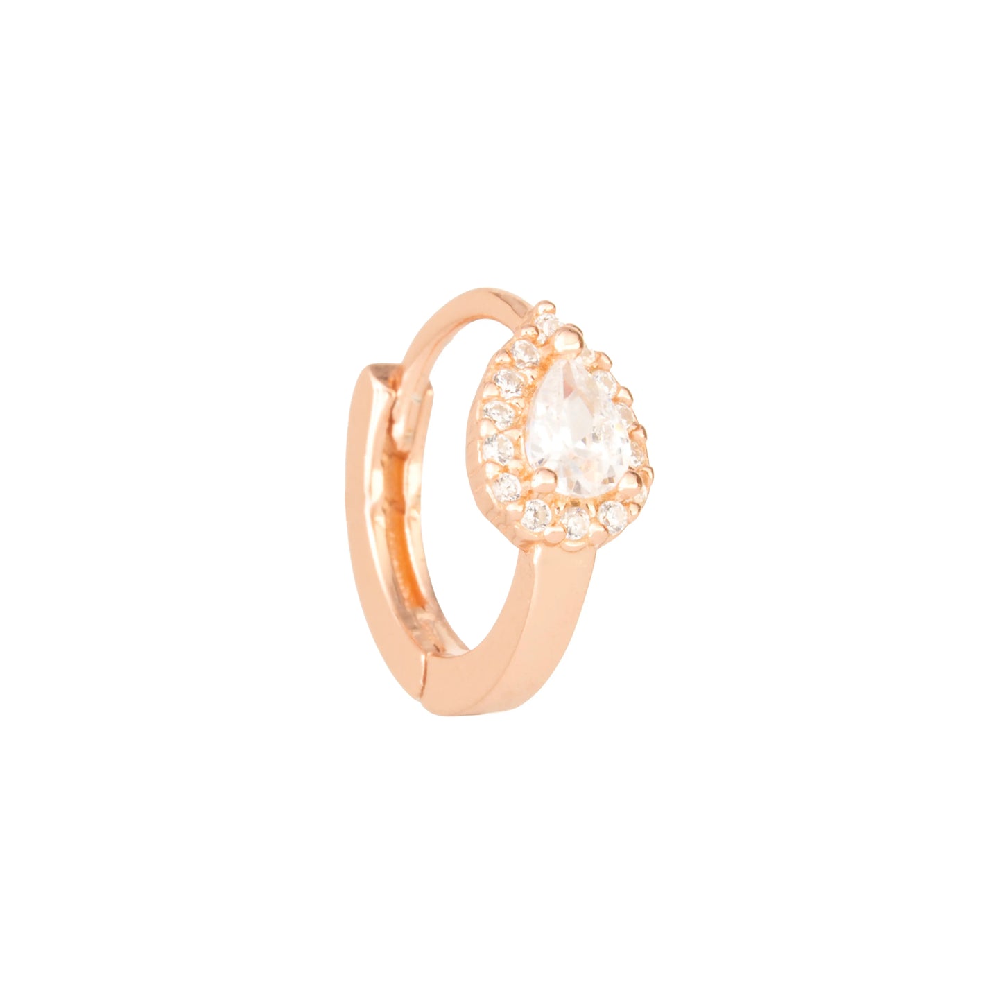 Celeste Droplet Hoops - 925 Silver