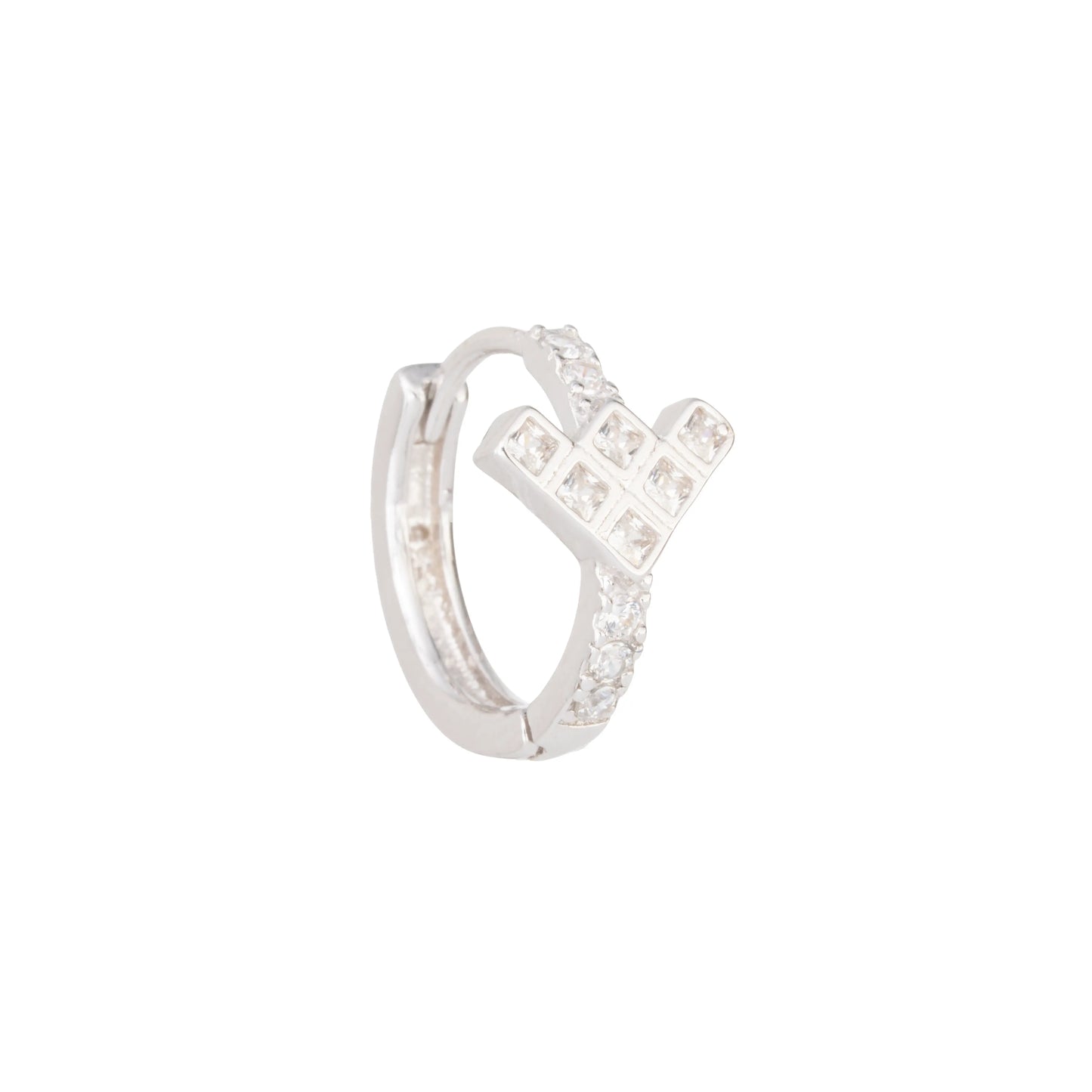 The Arrowlight Diamond Hoops - 925 Silver