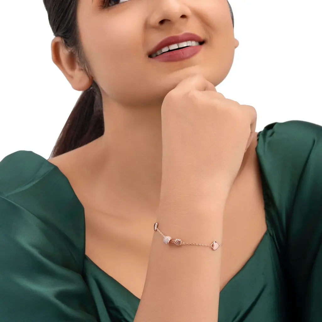 Eterna Heart Bracelet - 925 Silver