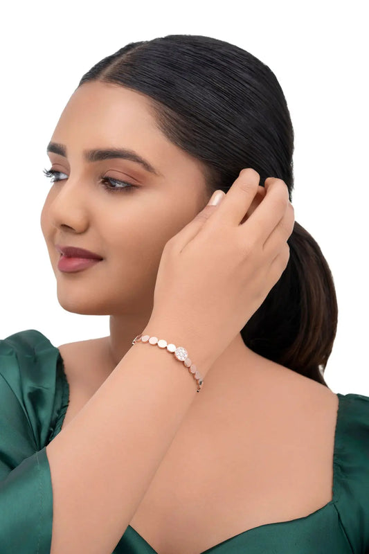 Eternal Love Rose Gold Bracelet - 925 Silver