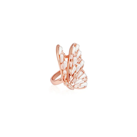 Rosé Radiance Ring - 925 Silver