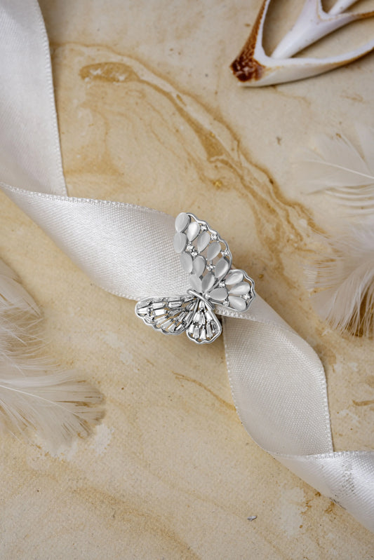 Flutter silver Ring - 925 Silver