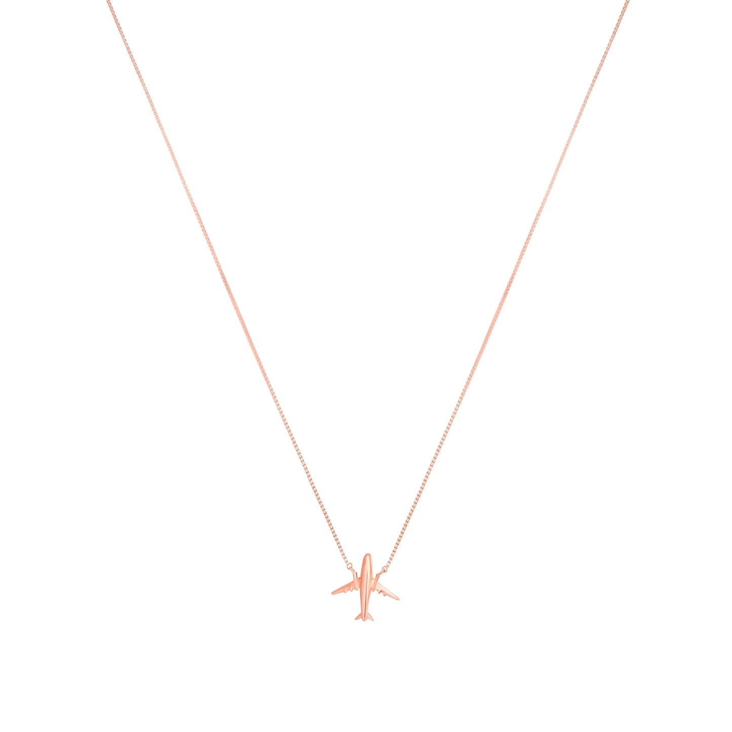 Airplane Chain Necklace - 925 Silver