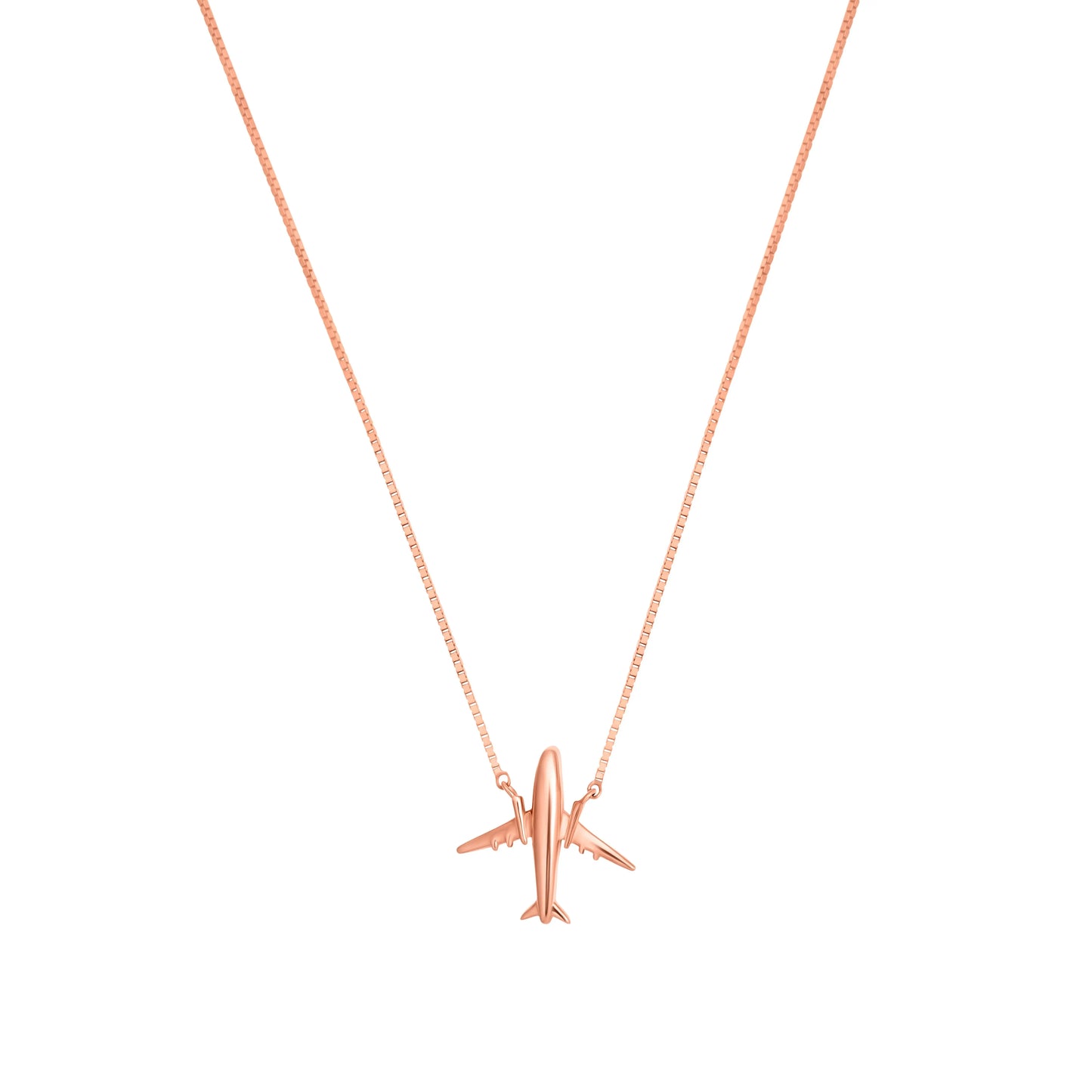 Airplane Chain Necklace - 925 Silver