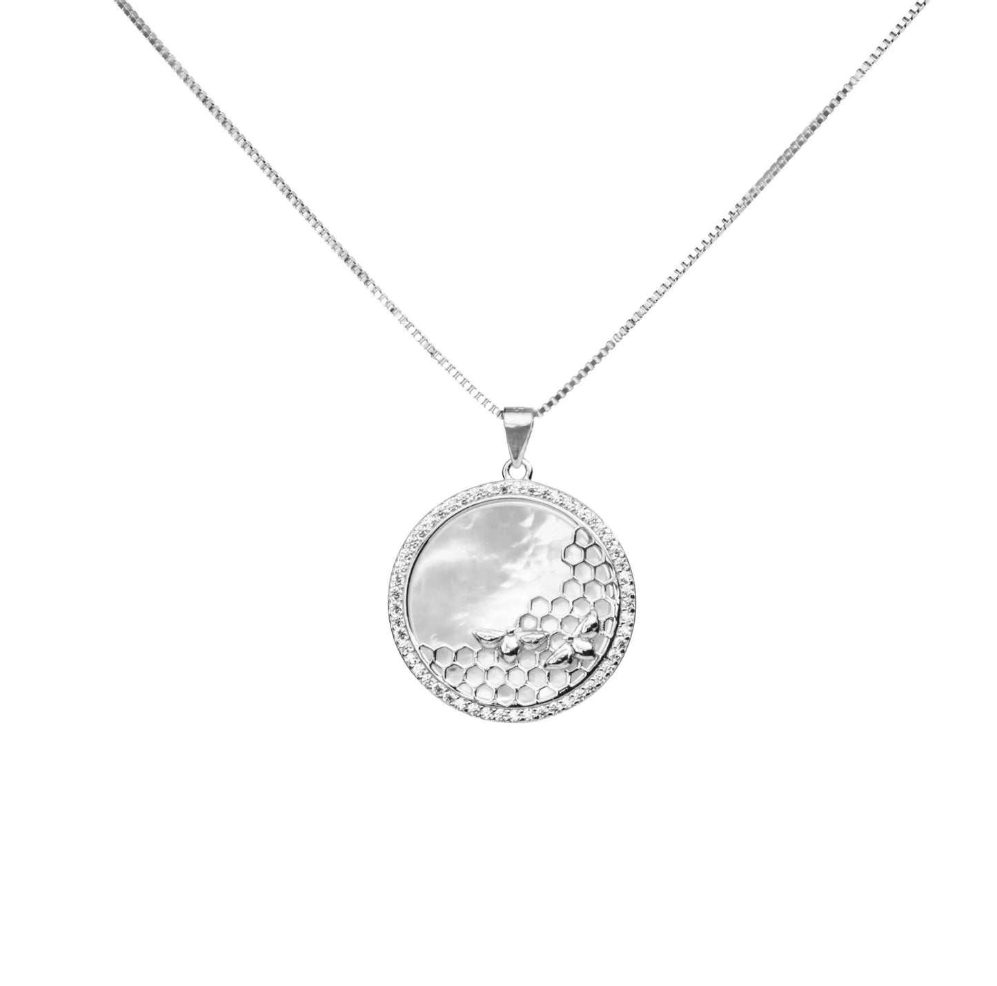 Celestial Hive Necklace - 925 Silver