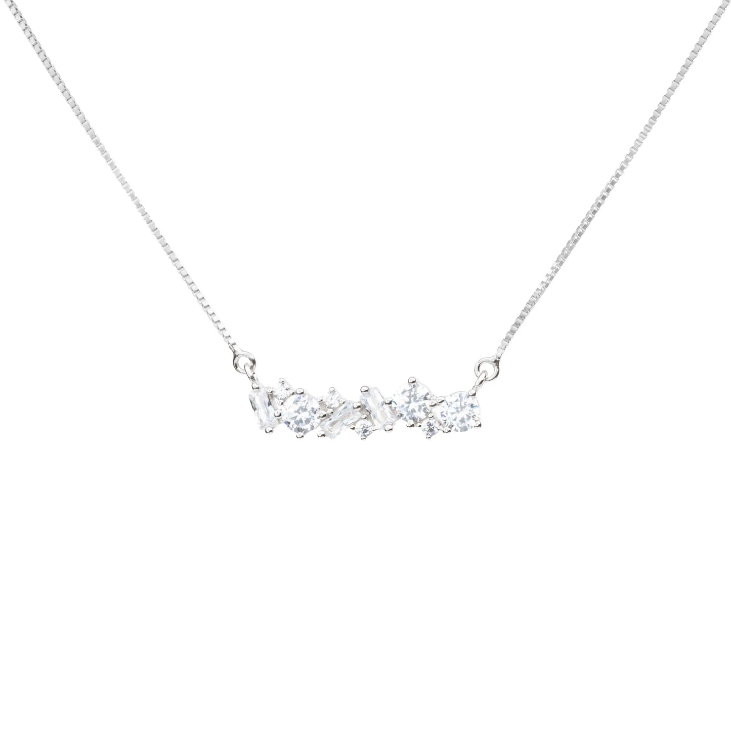 Starlit Whisper Necklace - 925 Silver