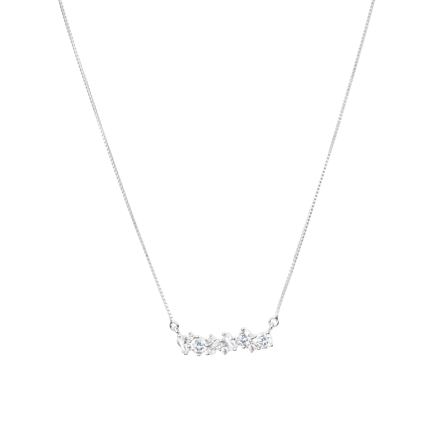 Starlit Whisper Necklace - 925 Silver