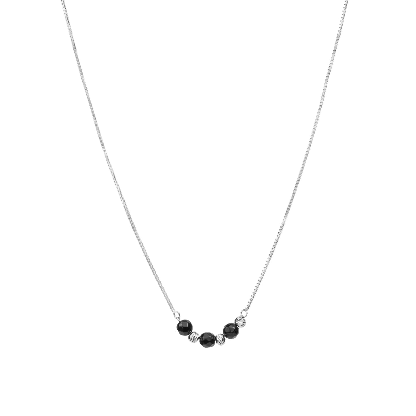 Midnight Orbit Necklace - 925 Silver