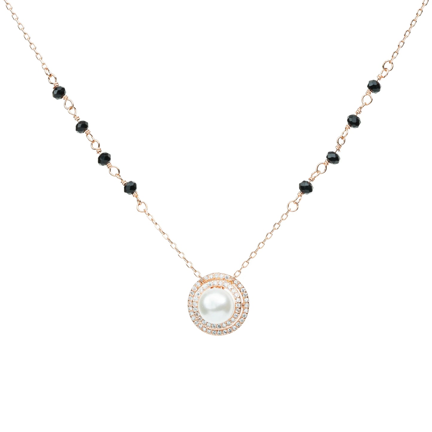 Luna Pearl Mangalsutra Necklace - 925 Silver