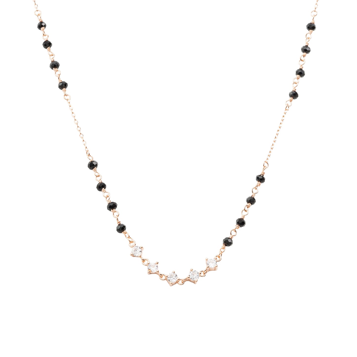 Radiant Bloom Mangalsutra Necklace - 925 Silver