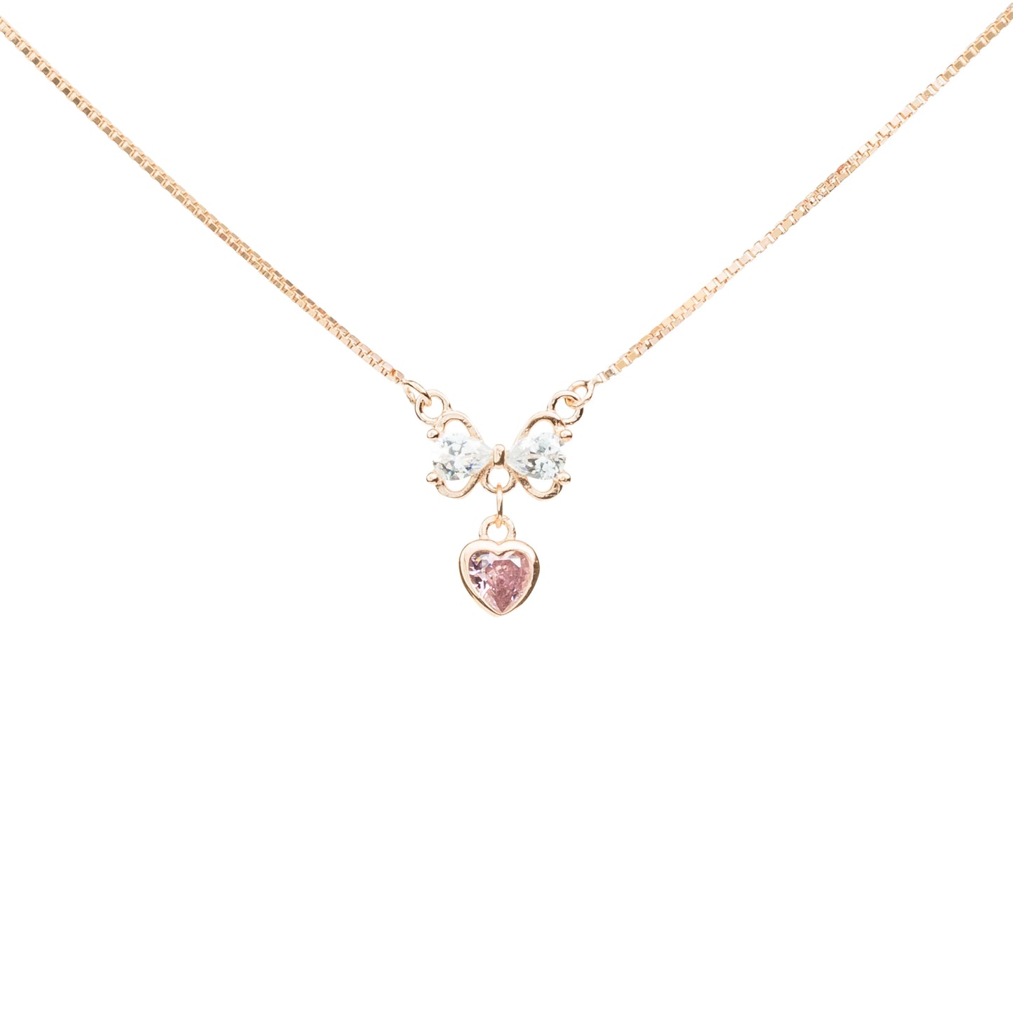 Sweetheart Bloom Necklace - 925 Silver