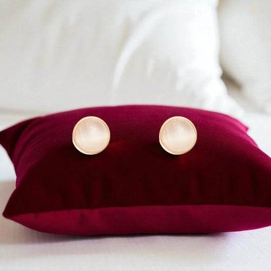 The Luna Glow Studs - 925 Silver