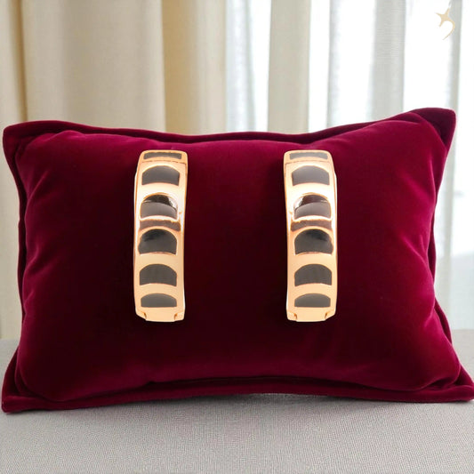 The NoirWave Hoops - 925 Silver