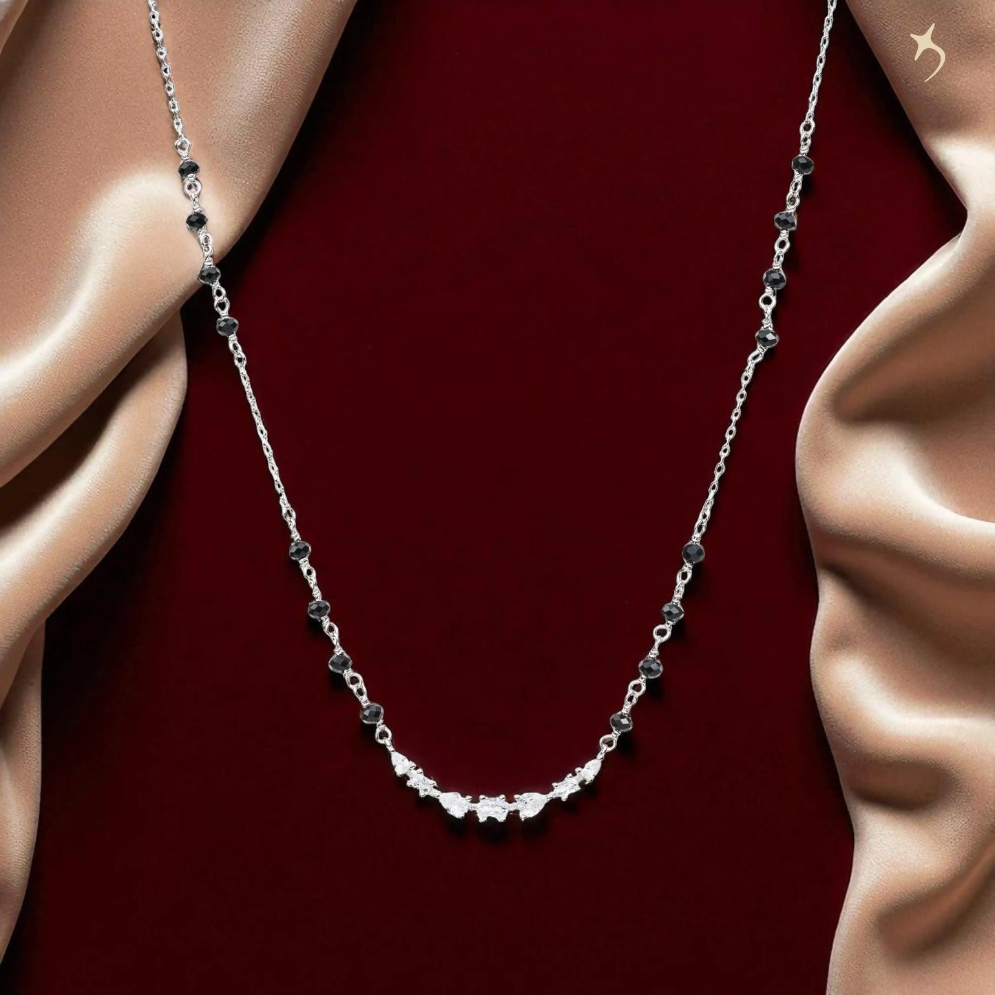 Twilight Vine Mangalsutra Necklace - 925 Silver