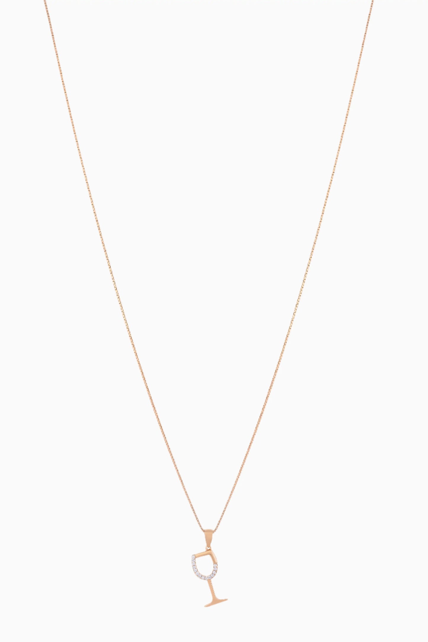 Champagne Necklace - 925 Silver