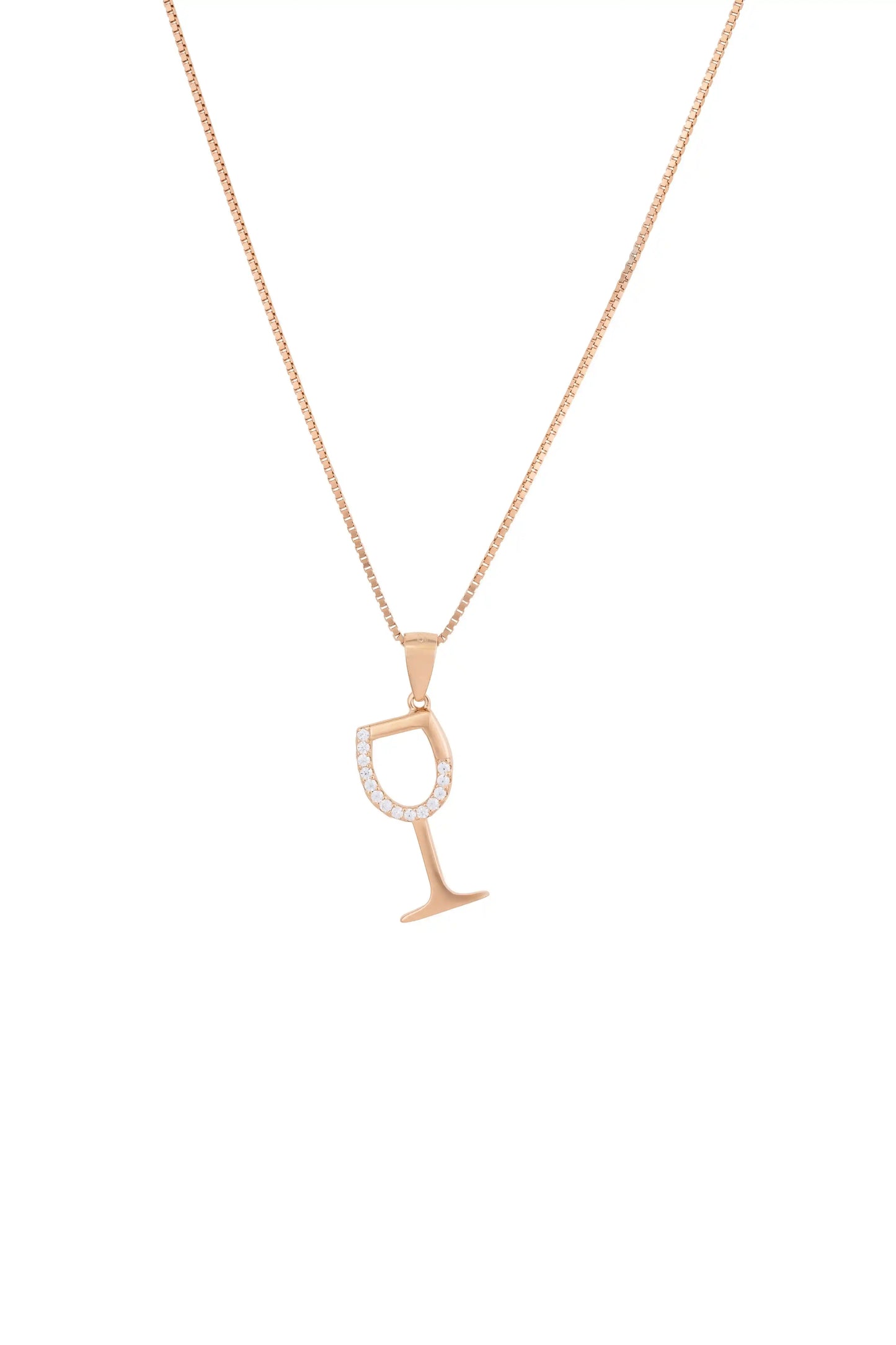 Champagne Necklace - 925 Silver