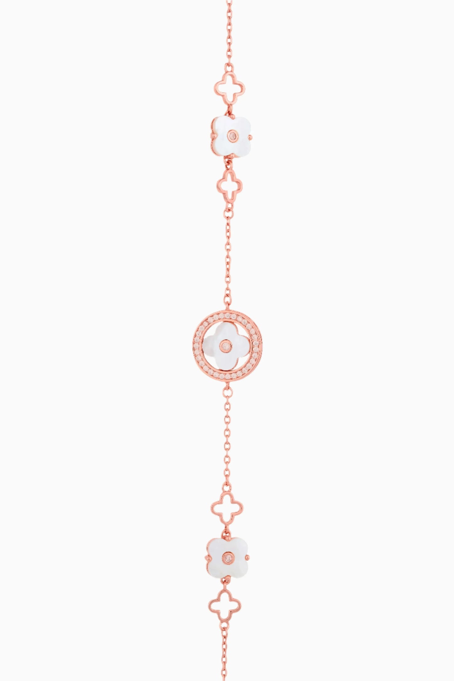 Floral Radiance Bracelet - 925 Silver