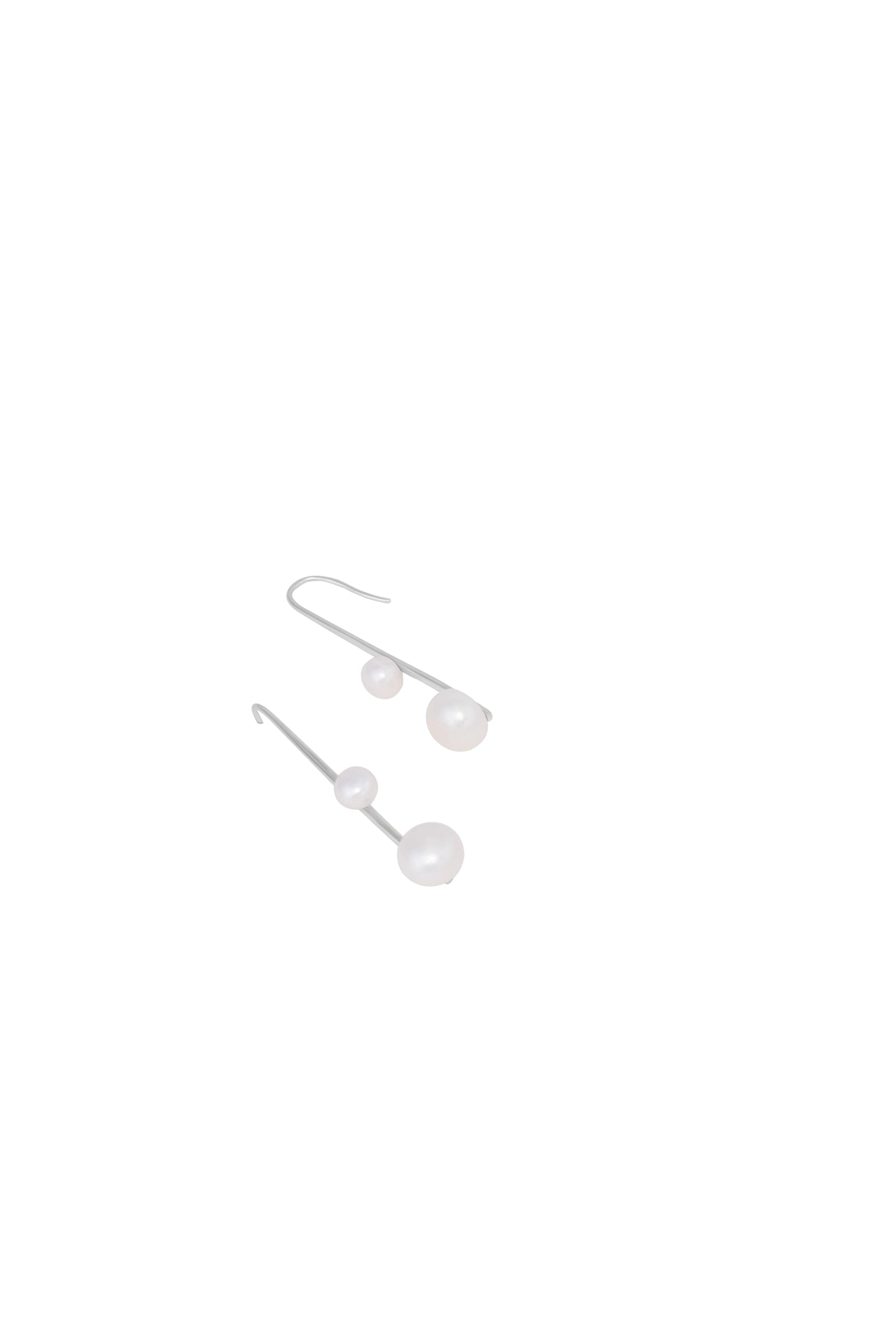 Real Pearl Hook Hanging - 925 Silver