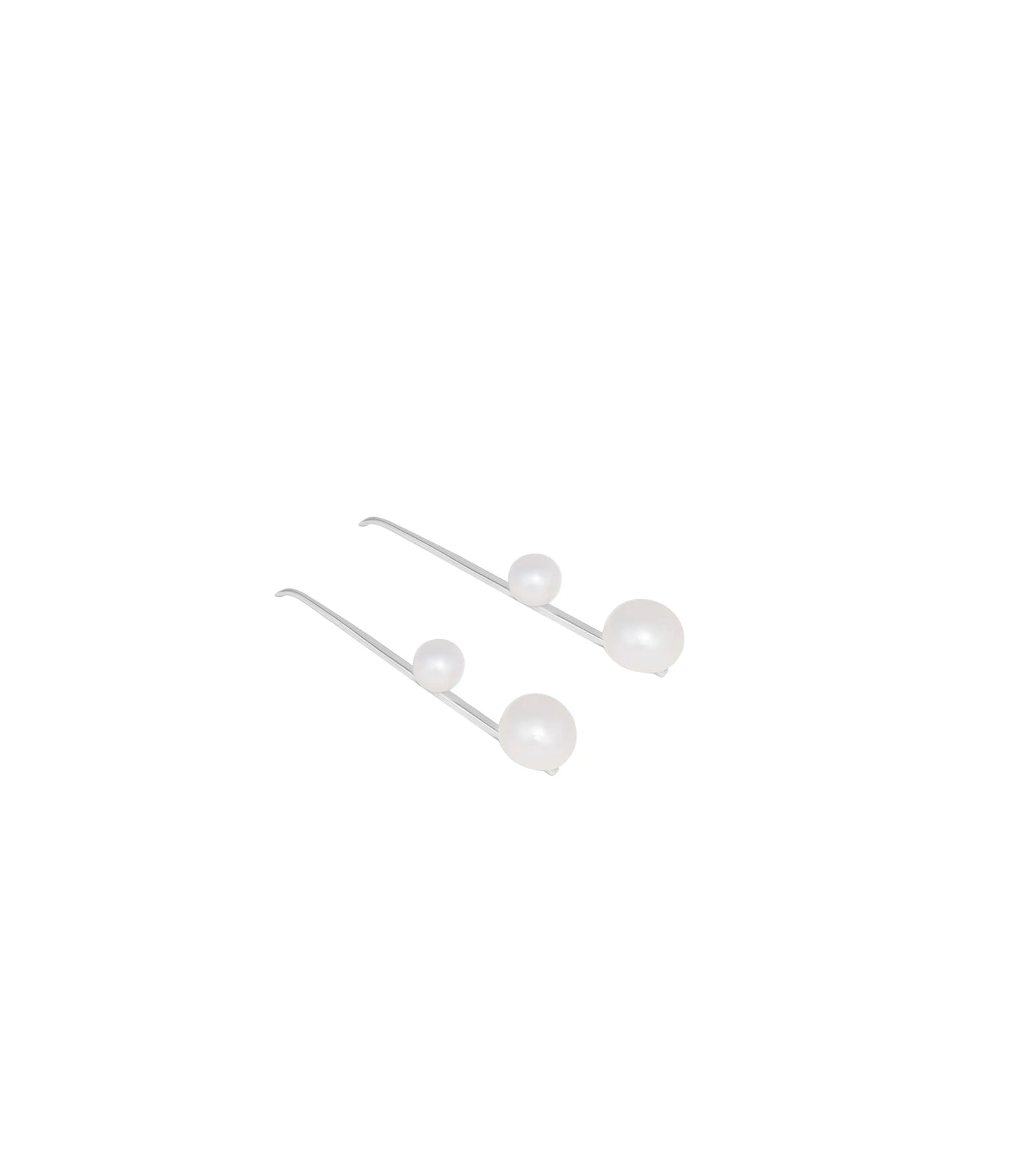 Real Pearl Hook Hanging - 925 Silver