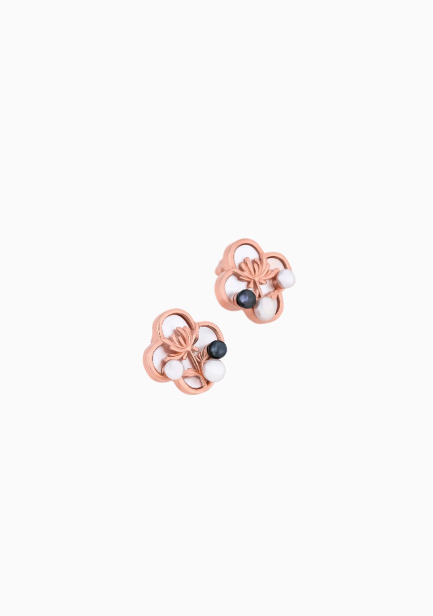 Mother of Pearl Earrings - 925 Silver