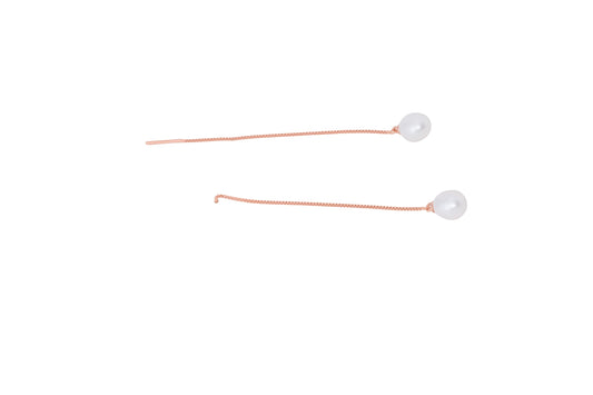 Fresh Water Pearl Danglers - 925 Silver