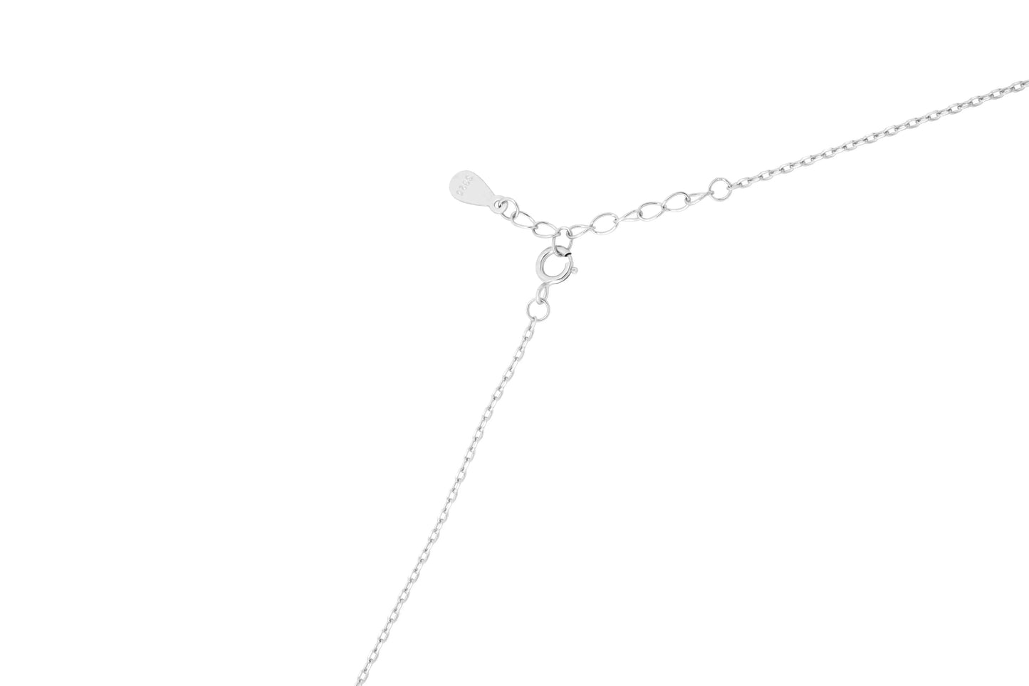 Enchanted Leaf & Pearl Necklace - 925 Silver