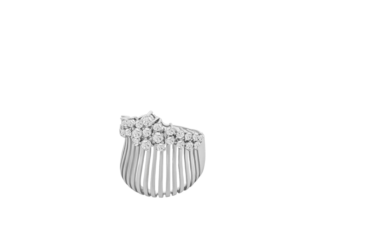 Silver Cocktail Ring - 925 Silver