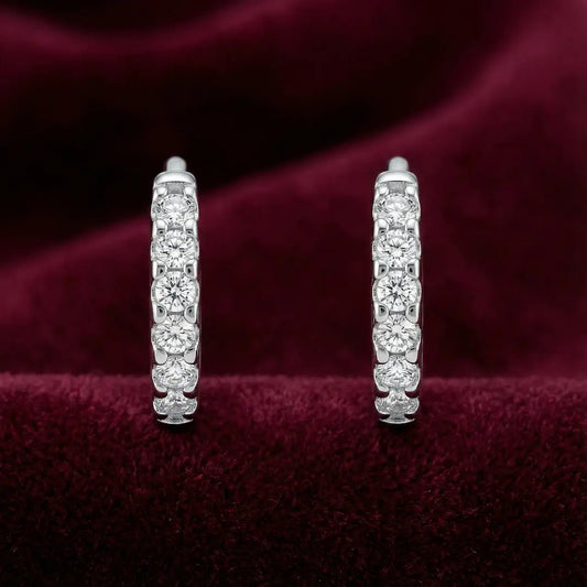 The Luma Mini Spark Hoops Earrings - 925 Silver