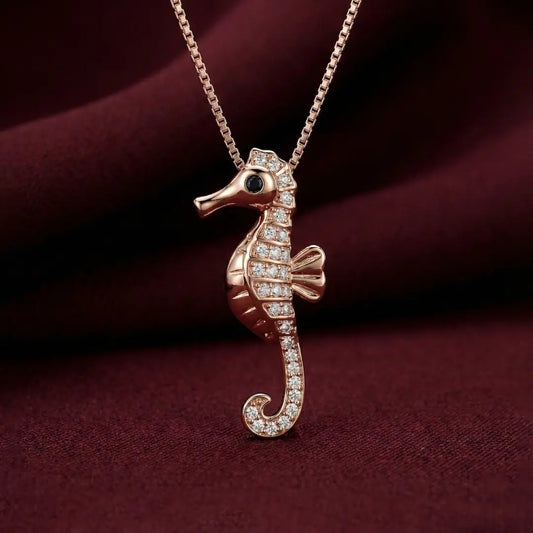 Seahorse Necklace - 925 Silver
