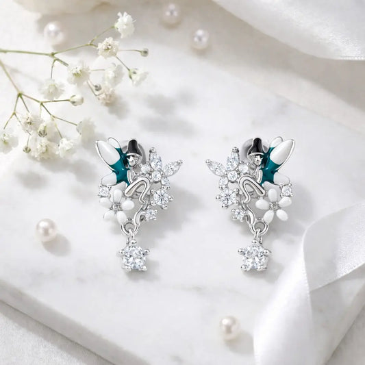 The Songbird Garden Earrings - 925 Silver