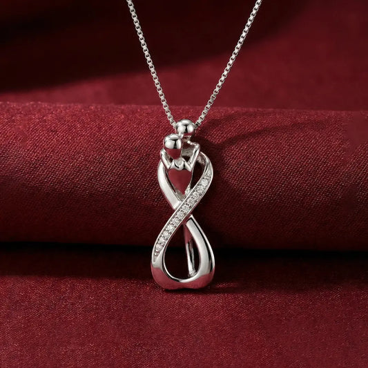 Eternal Embrace Necklace - 925 Silver