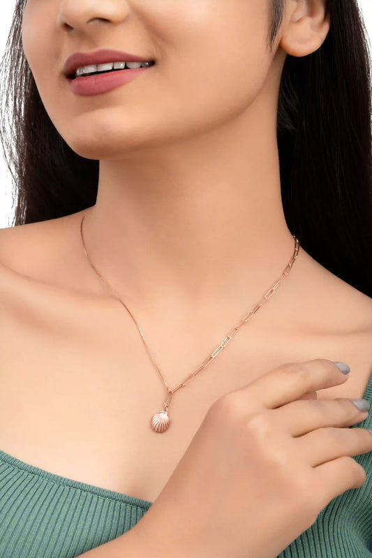Ocean Shell Necklace - 925 Silver
