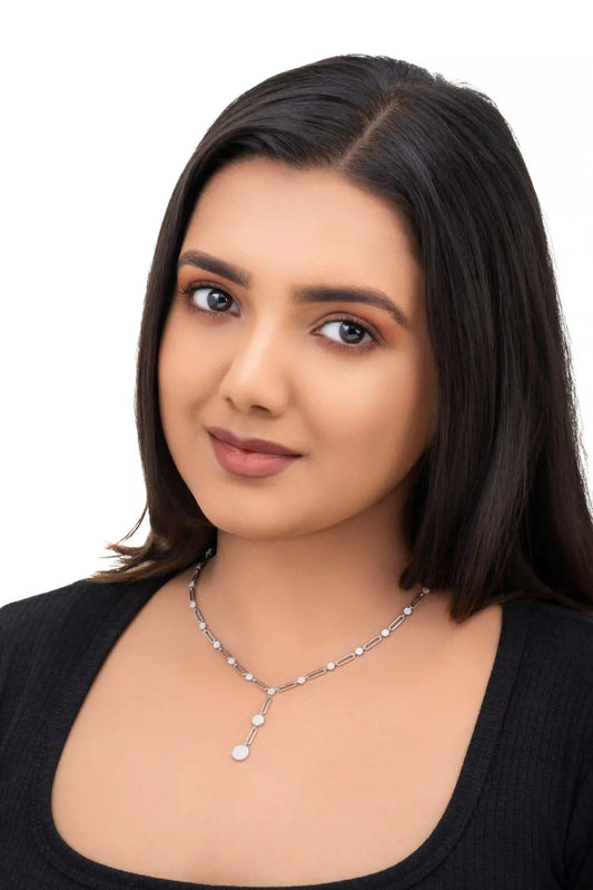 Celestial Cascade Necklace - 925 Silver