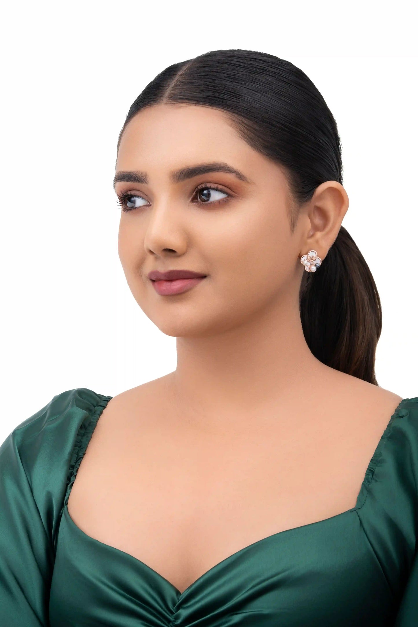 Mother of Pearl Earrings - 925 Silver