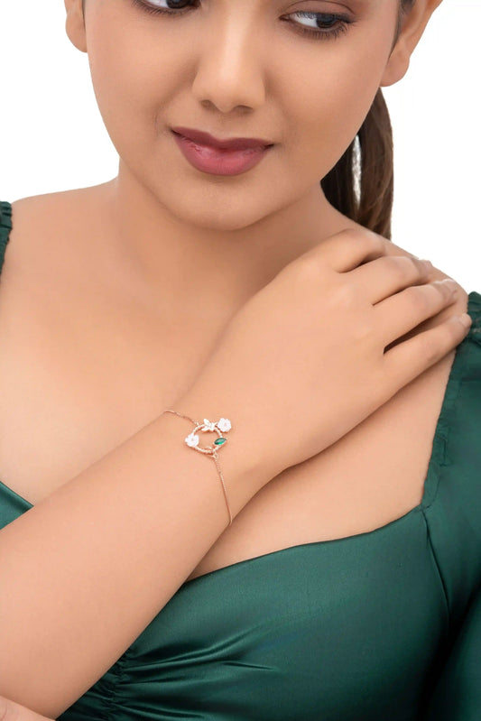 Nature's Elegance Bracelet - 925 Silver