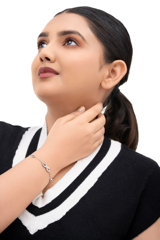 Eternal Elegance Infinity Bracelet - 925 silver